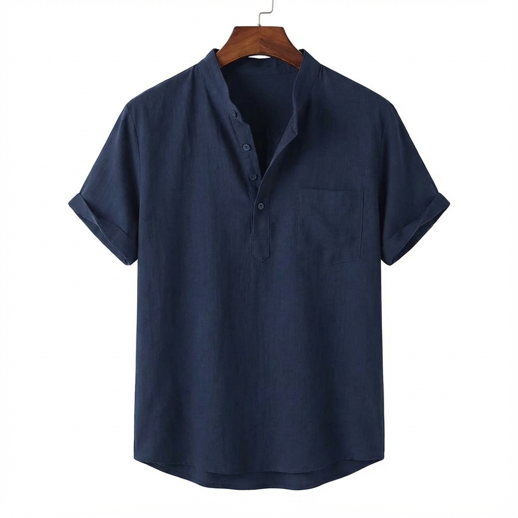 Tavros Summer Henley Shirt