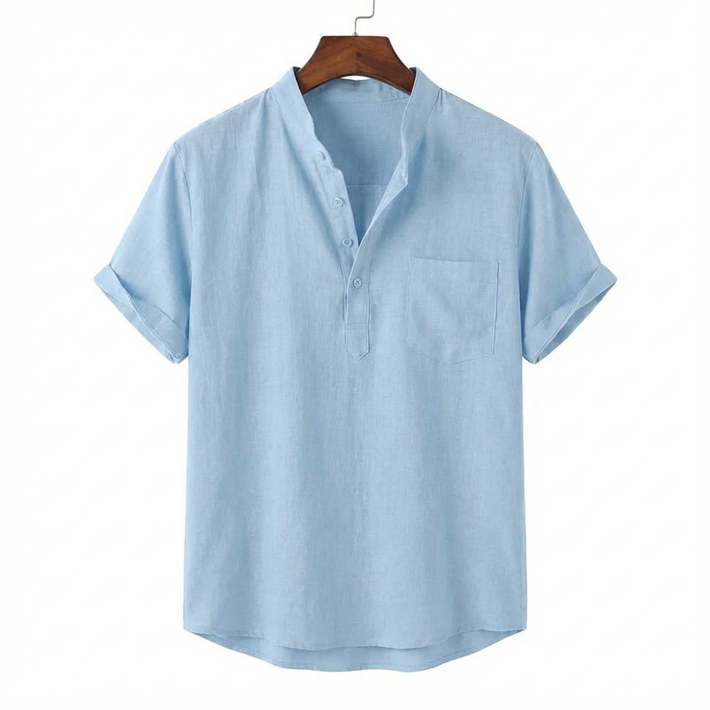 Tavros Summer Henley Shirt