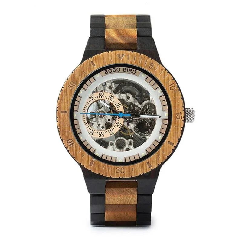 Wooden Skeleton Maximus Watch