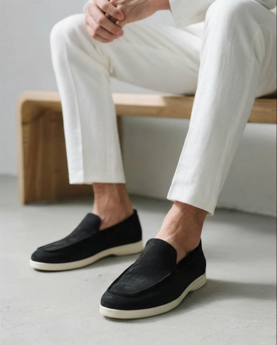 Tavros Heritage Suede Loafers