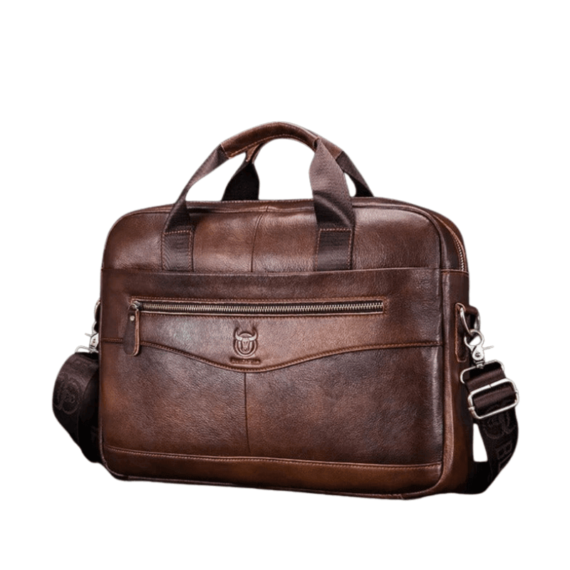 BullCaptain Premium Large Leather Bag