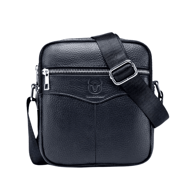 BullCaptain Executive Leather Crossbody Bag