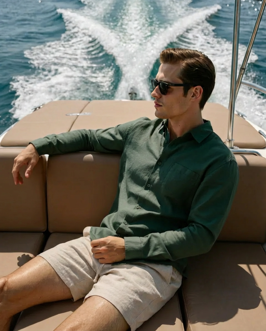 Monaco – Premium Linen Shorts