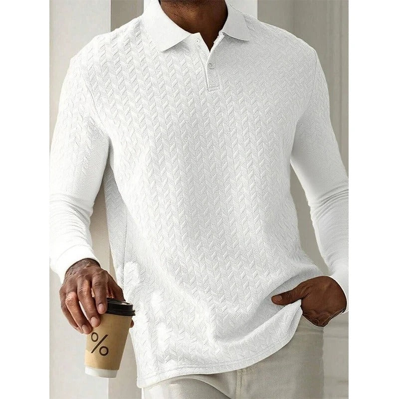 Tavros Refined Long Sleeve Polo