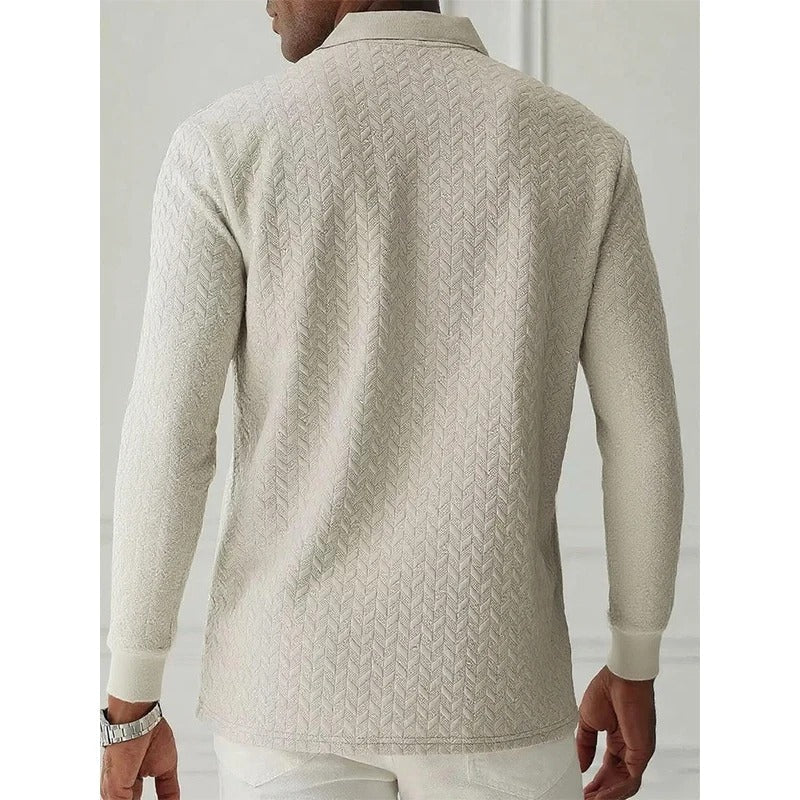 Tavros Refined Long Sleeve Polo