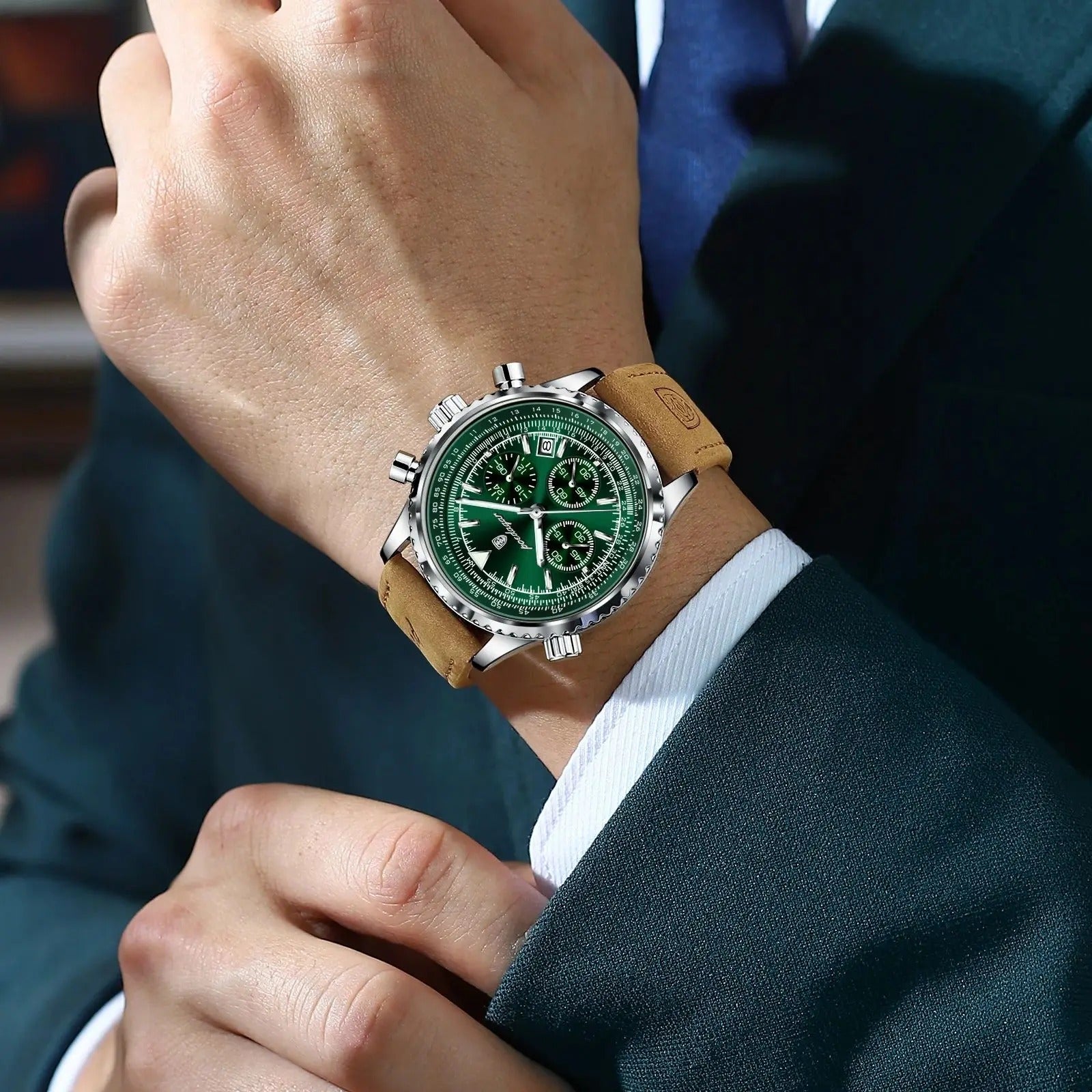 Poedagar LuxChrono Waterproof Men's Watch