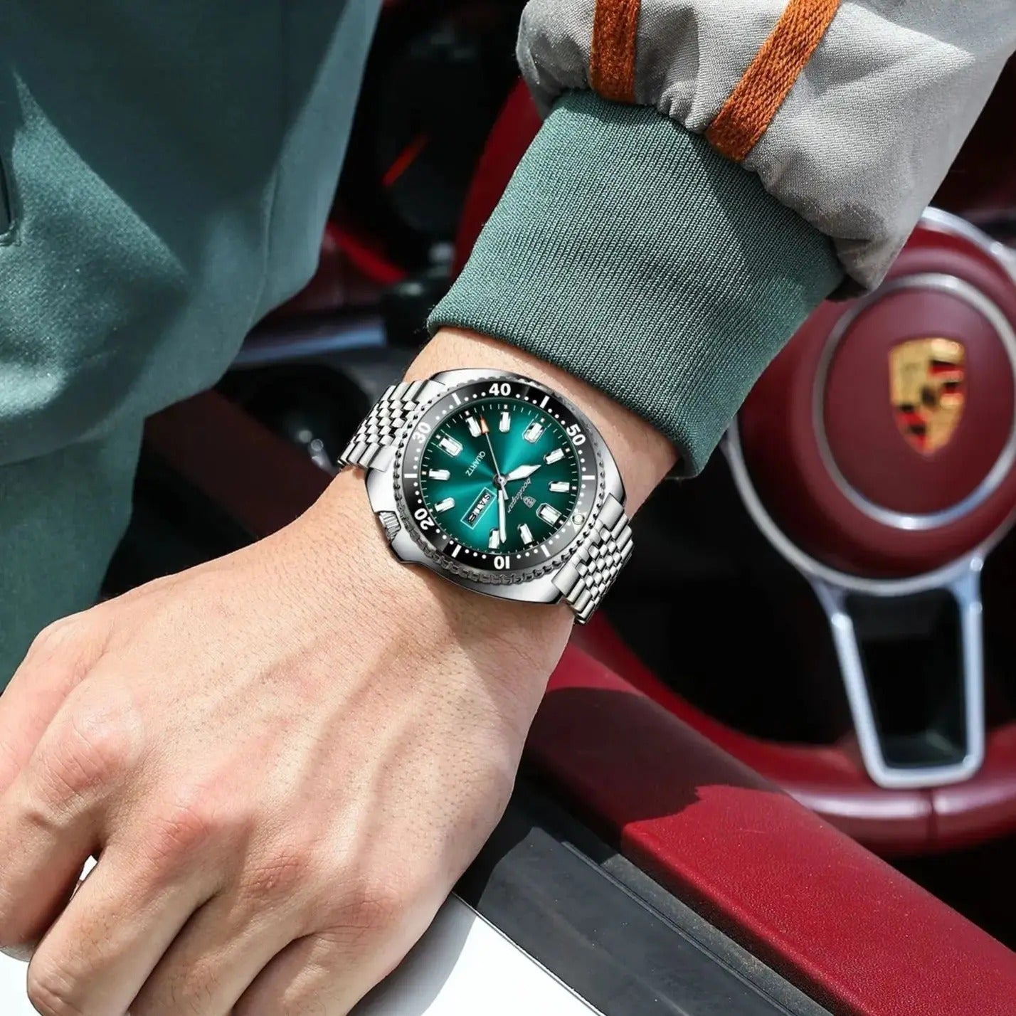 Poedagar Elite Men's Sports Watch