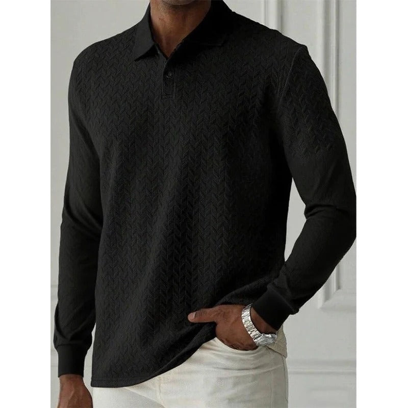 Tavros Refined Long Sleeve Polo