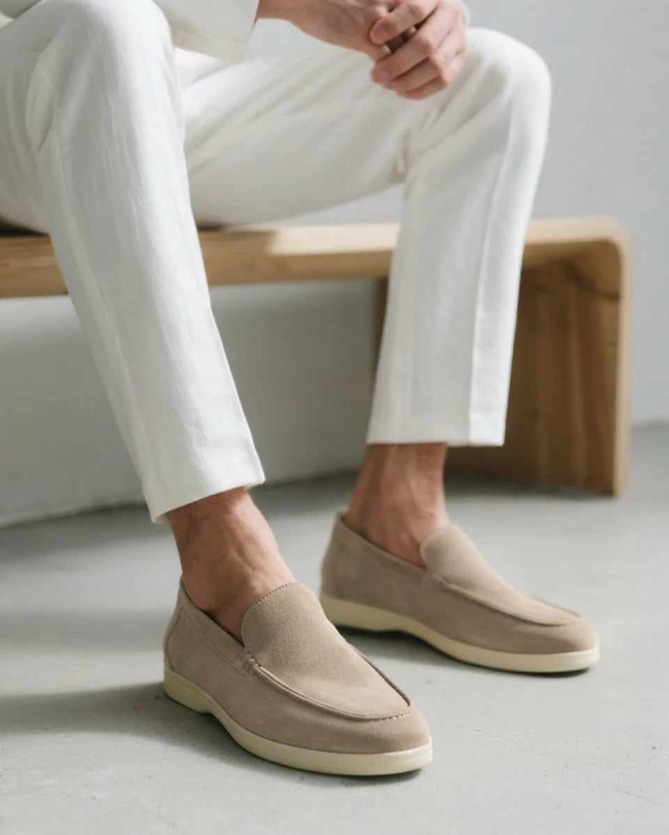 Tavros Heritage Suede Loafers