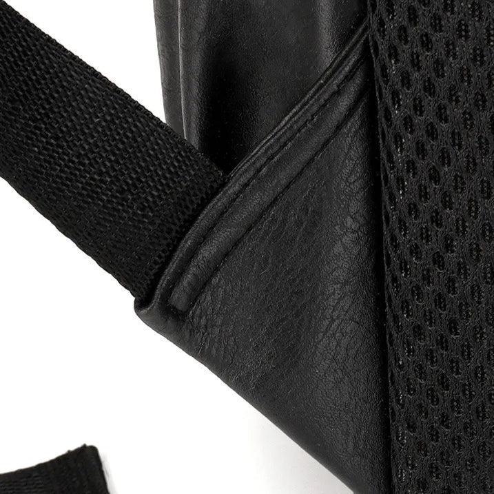 Compact Leather Backpack