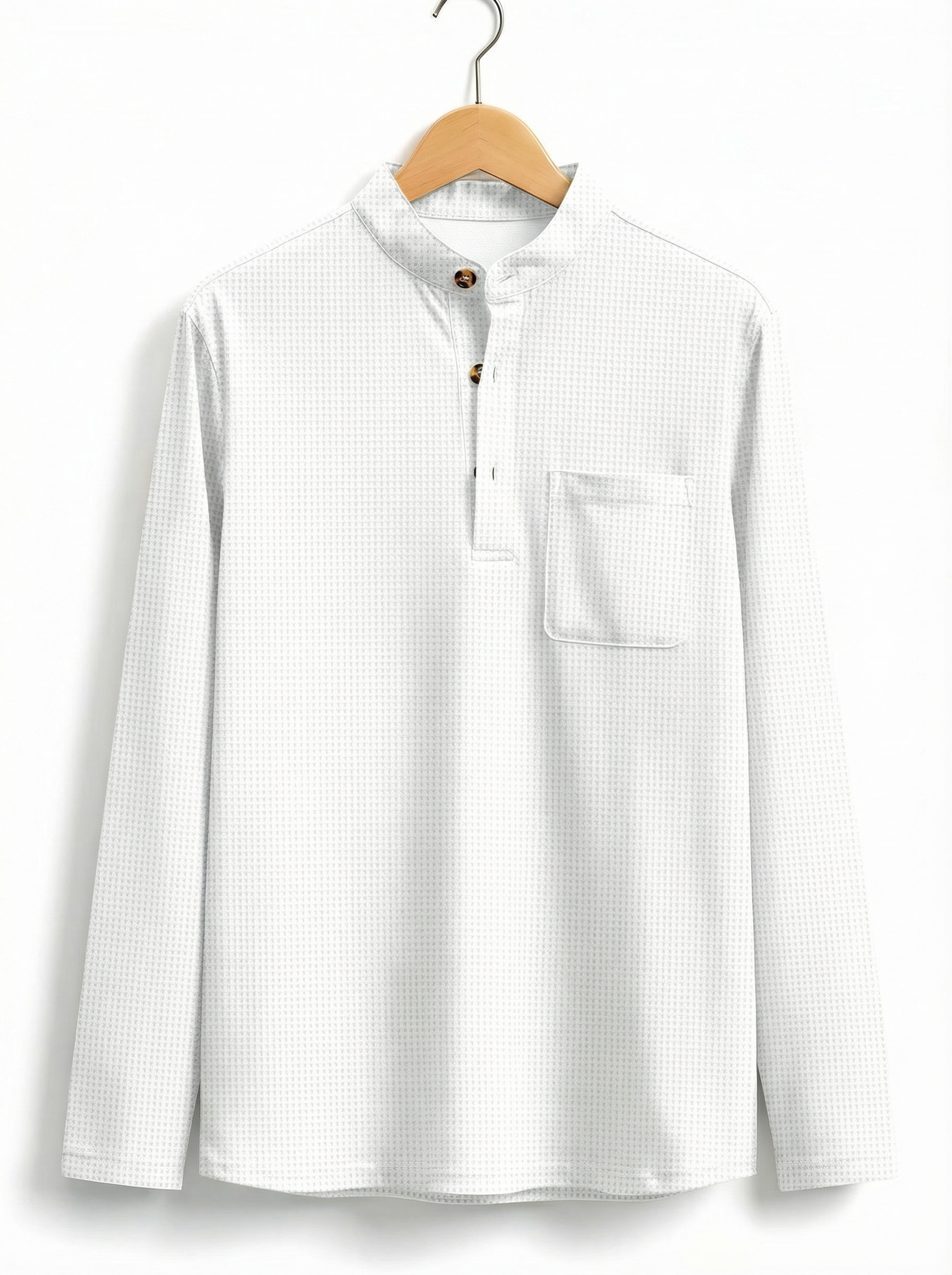 Premium Textured Long Sleeve Shirt