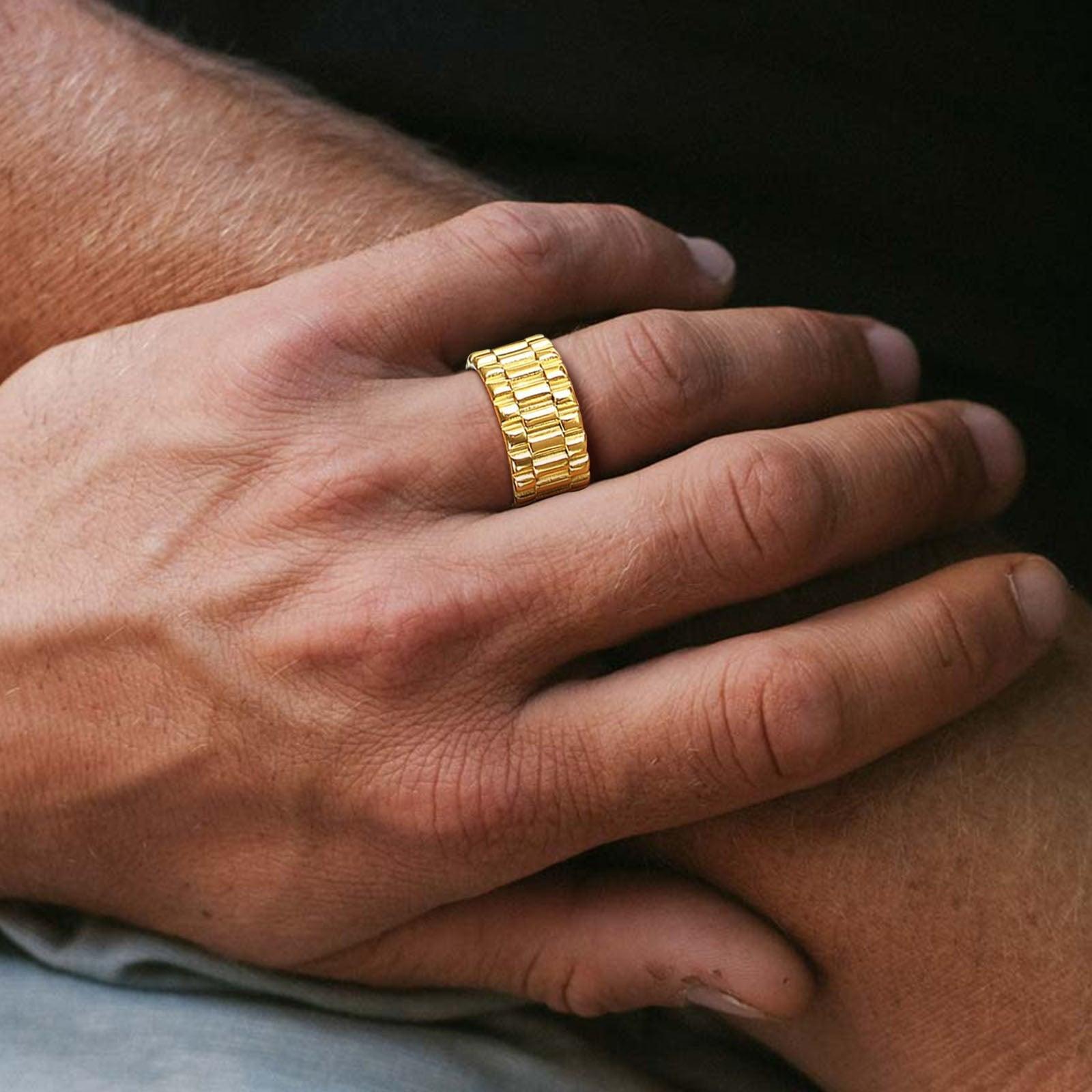 Tavros Golden Bracet Ring