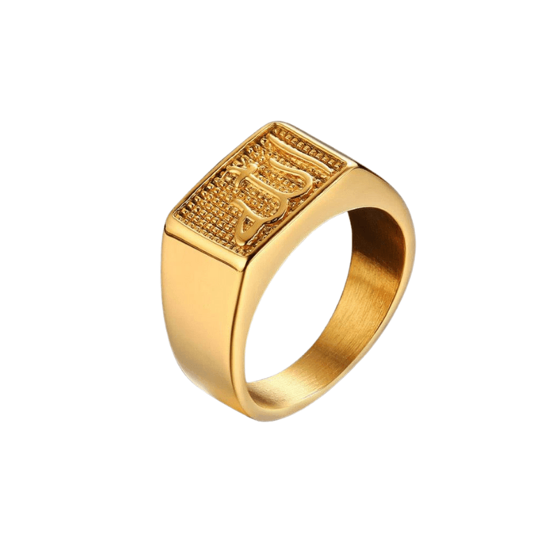 Tavros Golden Sacred Symbol Ring