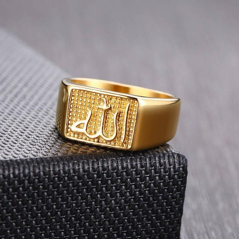 Tavros Golden Sacred Symbol Ring