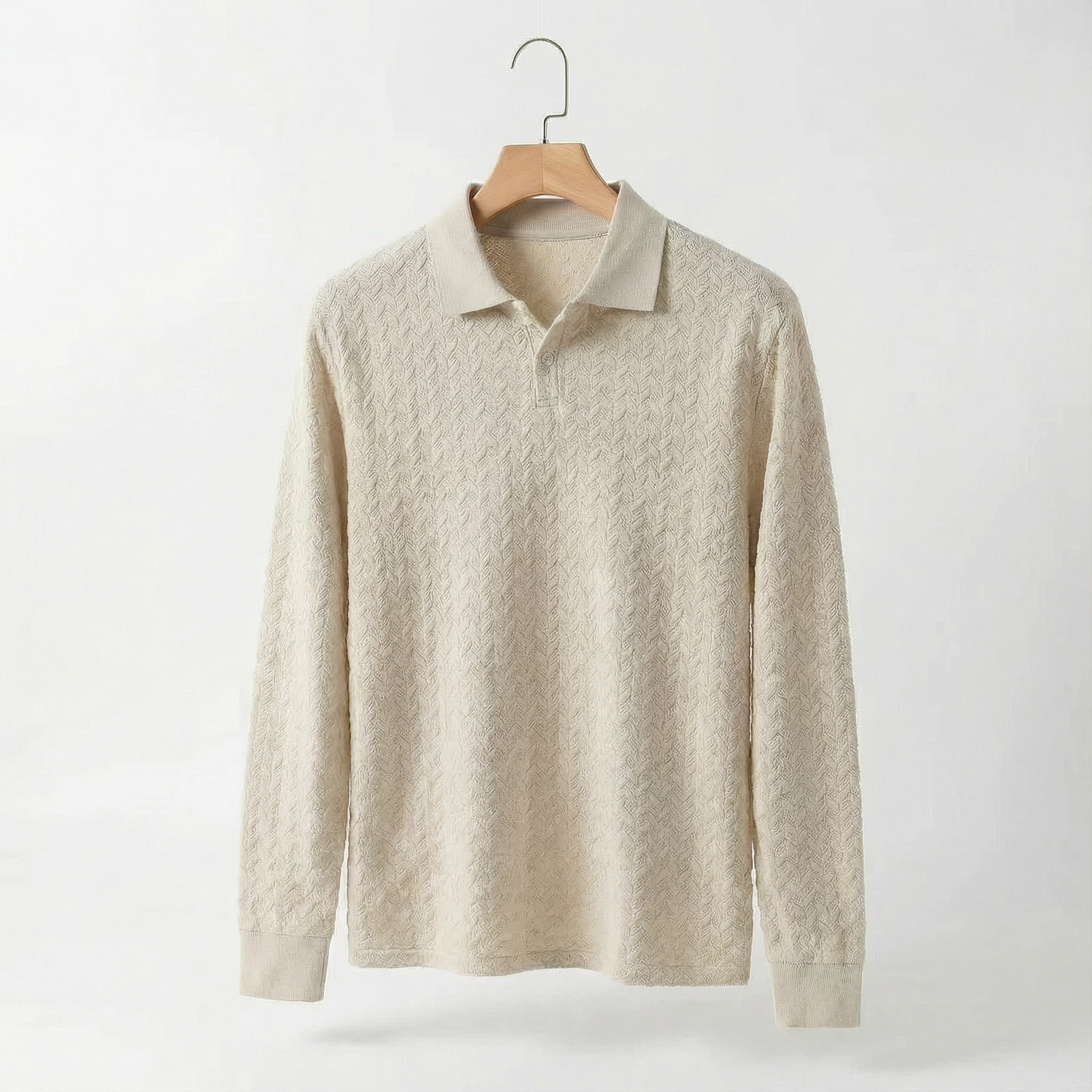 Tavros Refined Long Sleeve Polo