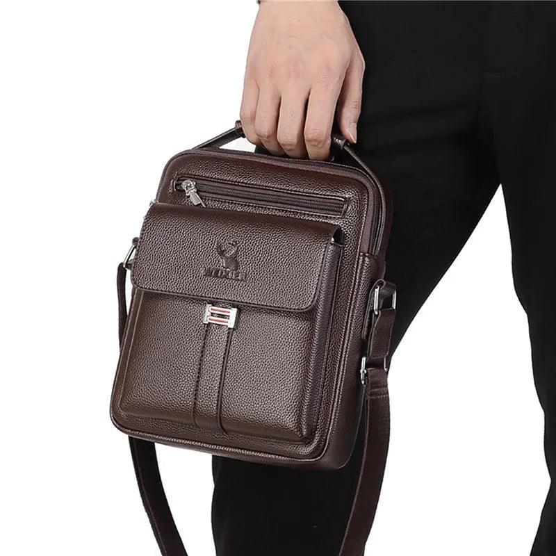 Tavros Elegance Leather Crossbody Bag
