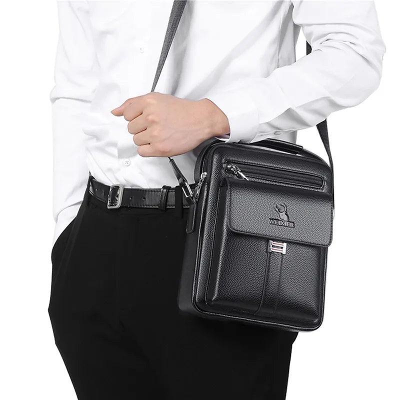 Tavros Elegance Leather Crossbody Bag