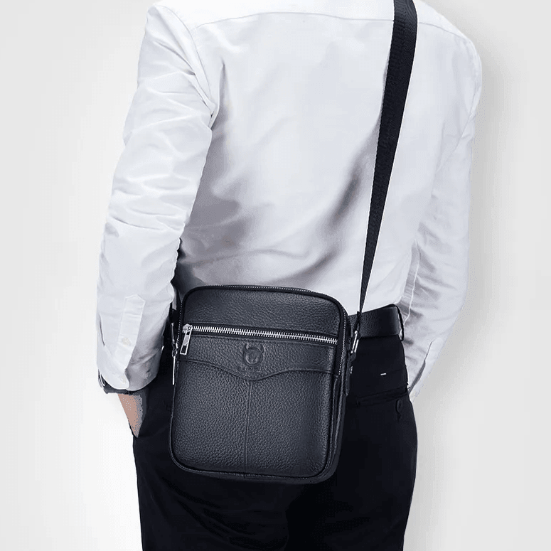 Tavros Executive Leather Crossbody Bag