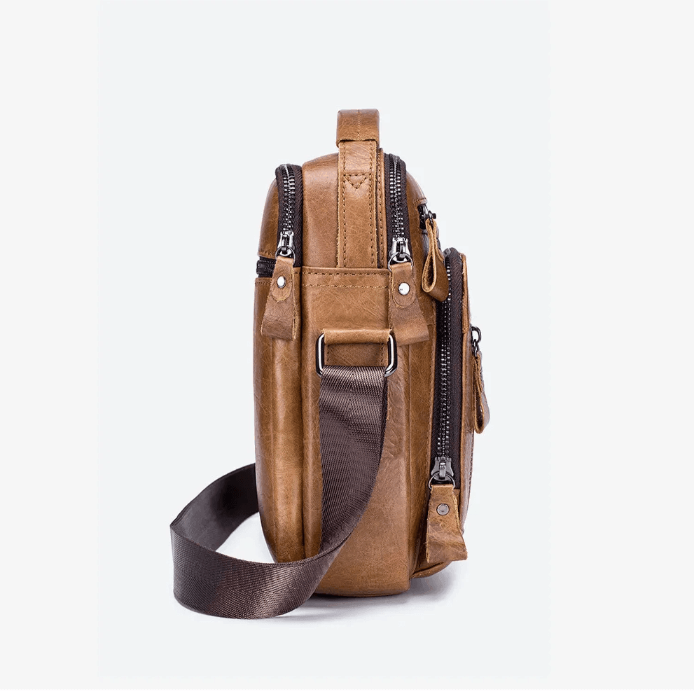 Tavros Modern Leather Crossbody Bag