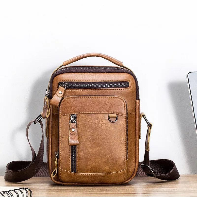 Tavros Modern Leather Crossbody Bag