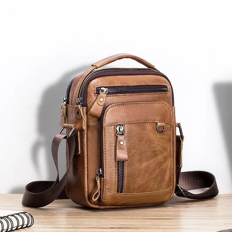 Tavros Modern Leather Crossbody Bag