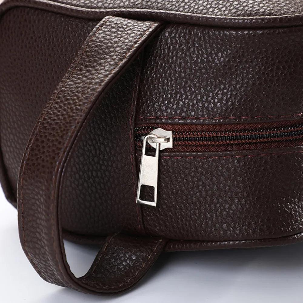 Tavros Essence Leather Toiletry Bag