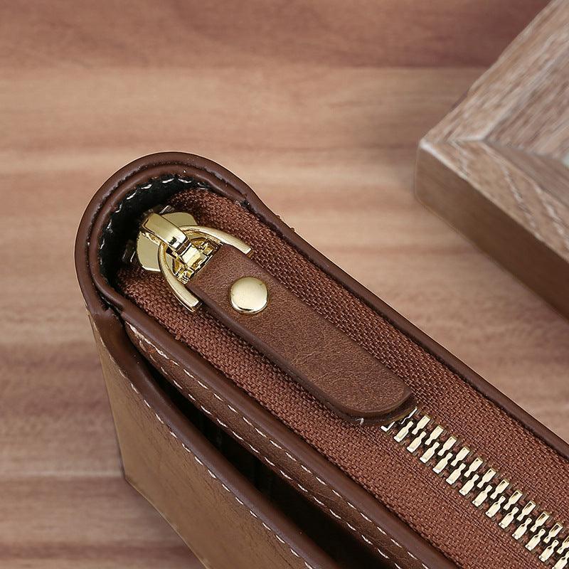 Tavros Ziper Protection Leather Wallet