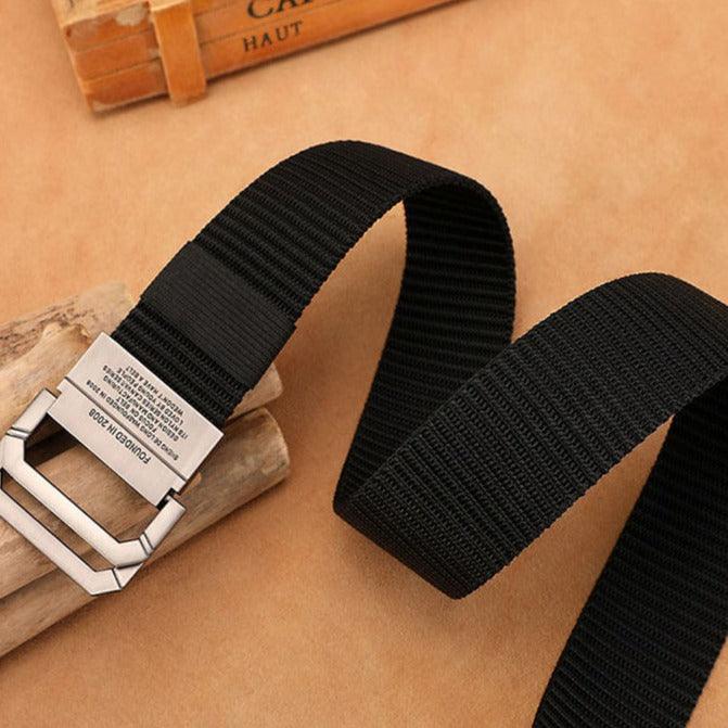 Tavros Ultra Force Stainless Steel Buckle Leather Belt