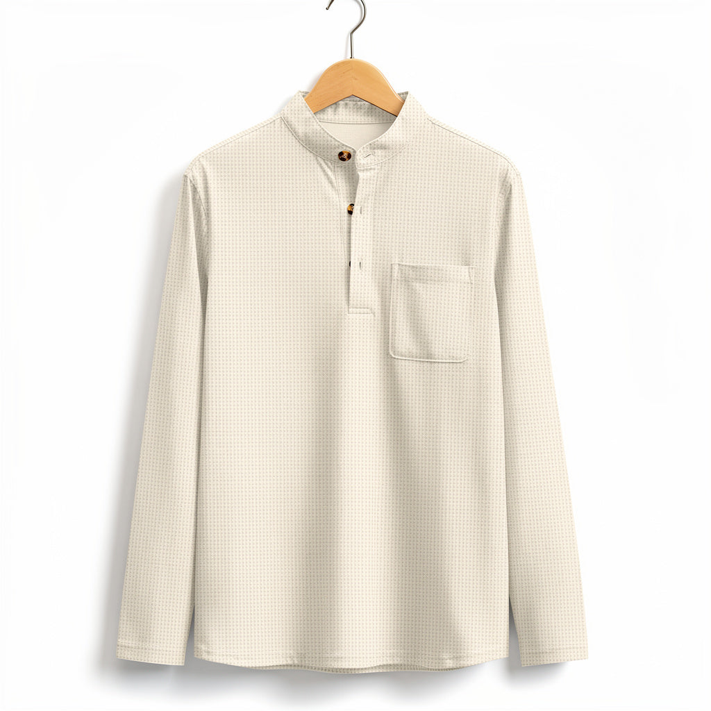 Premium Textured Long Sleeve Shirt