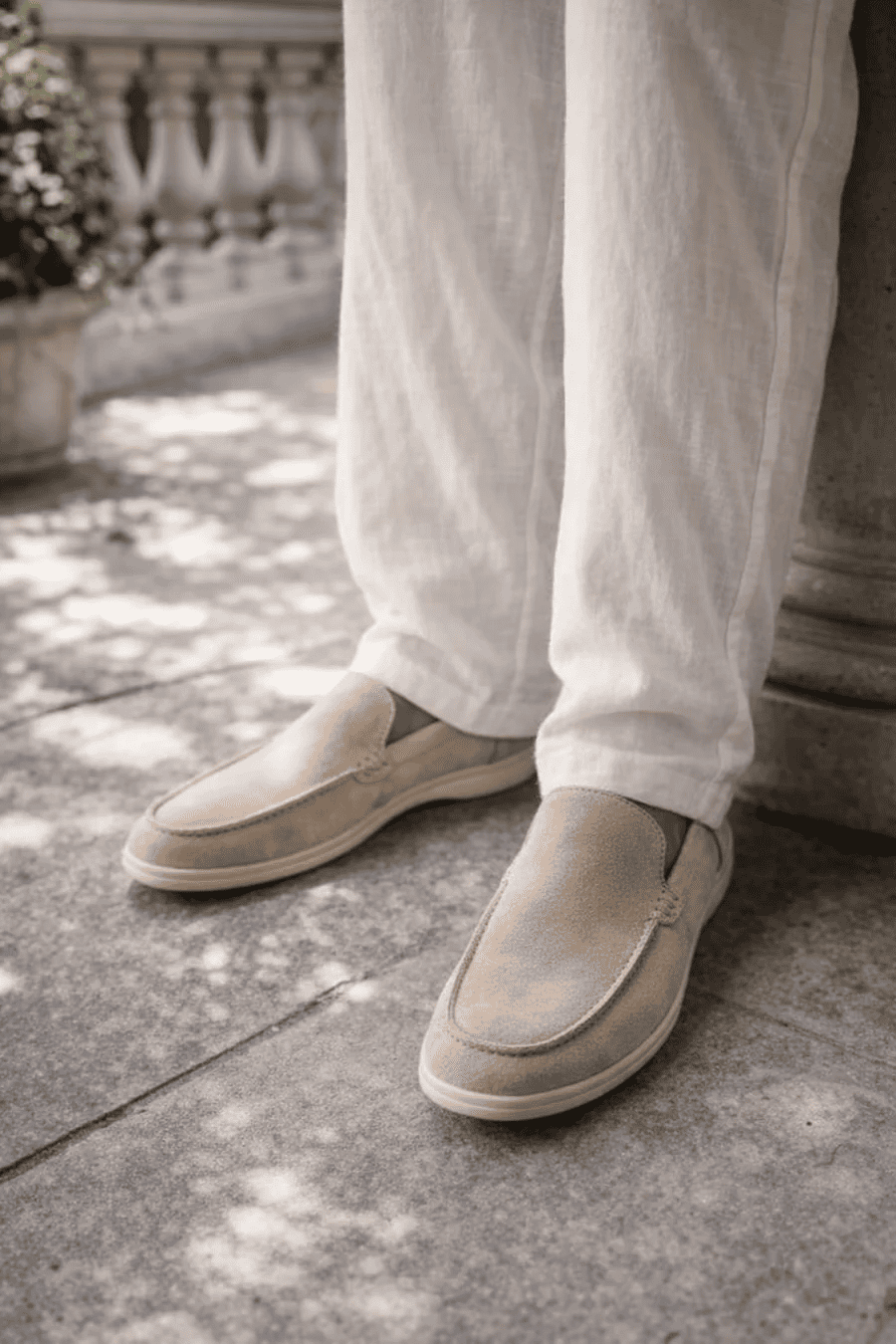 Suede Loafers