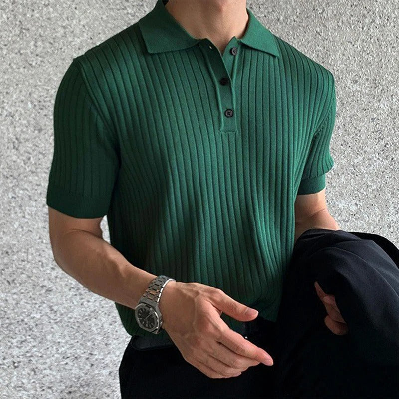 Tavros Retro Knit Polo