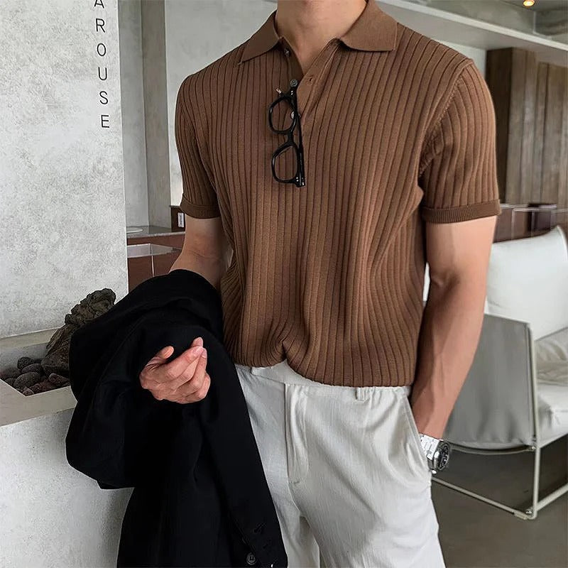 Tavros Retro Knit Polo