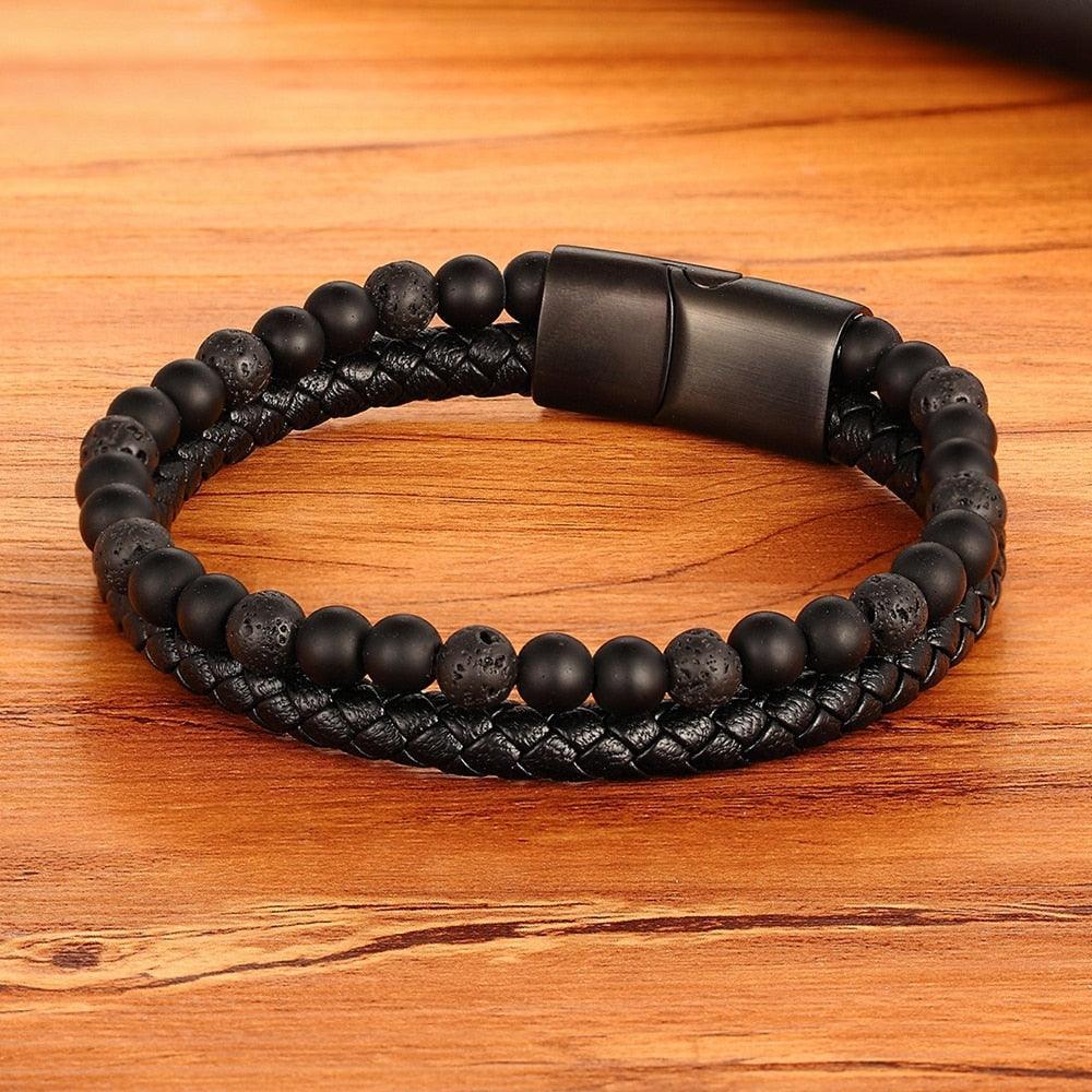 Tavros Distinctive Leather Bracelet