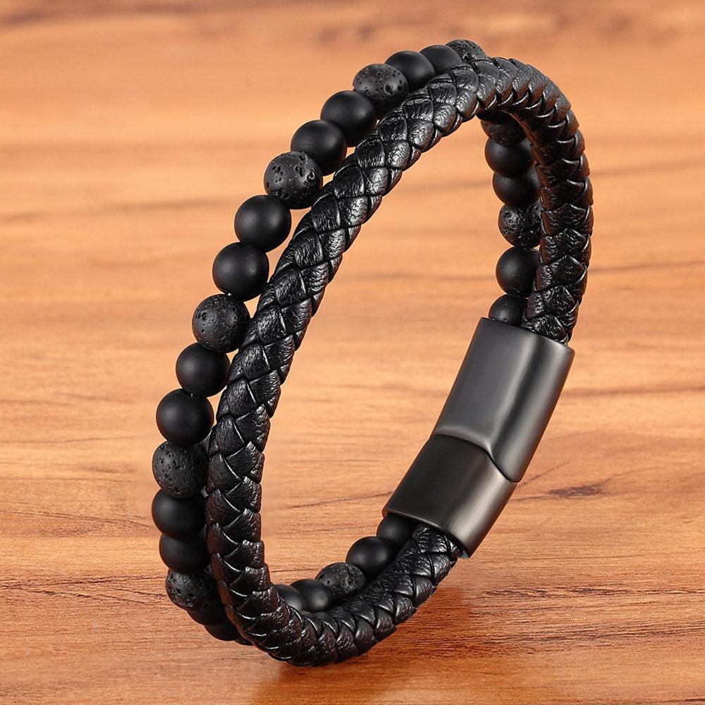 Tavros Distinctive Leather Bracelet