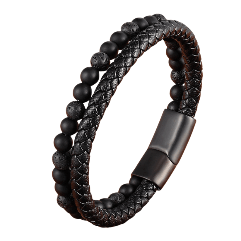 Tavros Distinctive Leather Bracelet