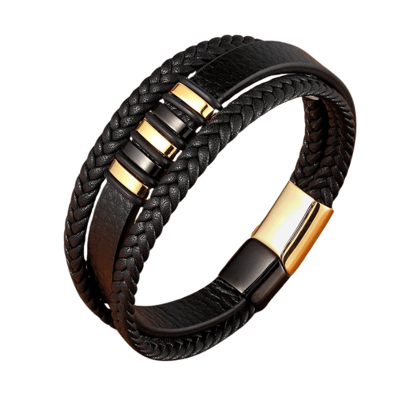 Tavros Leather Elegance Bracelet