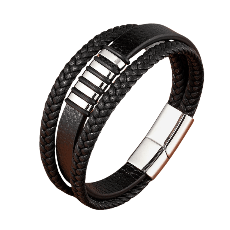 Tavros Leather Elegance Bracelet