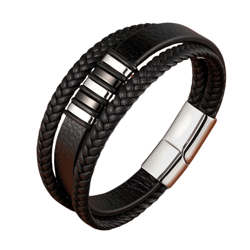 Tavros Leather Elegance Bracelet