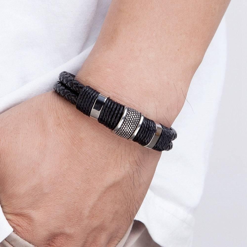 Tavros Luxury Leather Bracelet