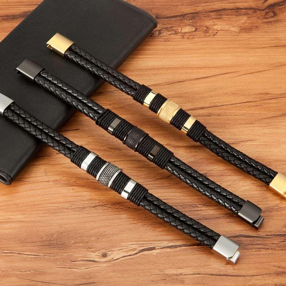 Tavros Luxury Leather Bracelet