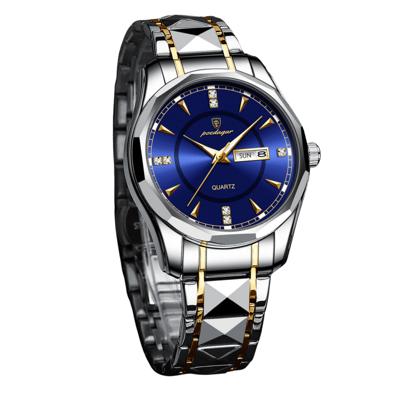 Tavros Royal Silver Stainless Steel Watch