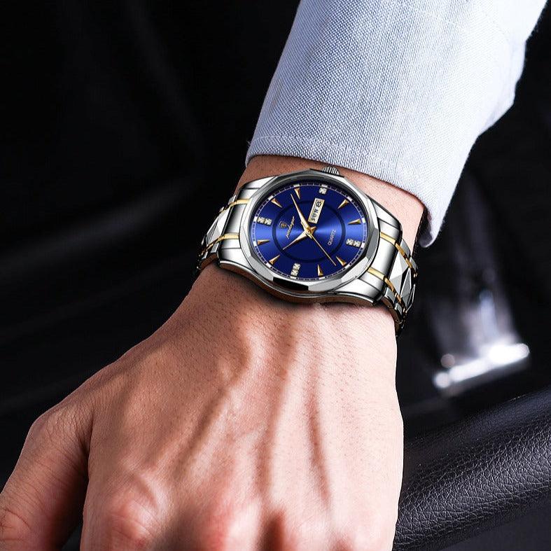Tavros Royal Silver Stainless Steel Watch