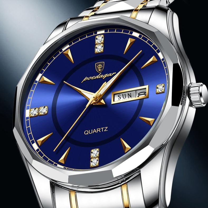 Tavros Royal Silver Stainless Steel Watch