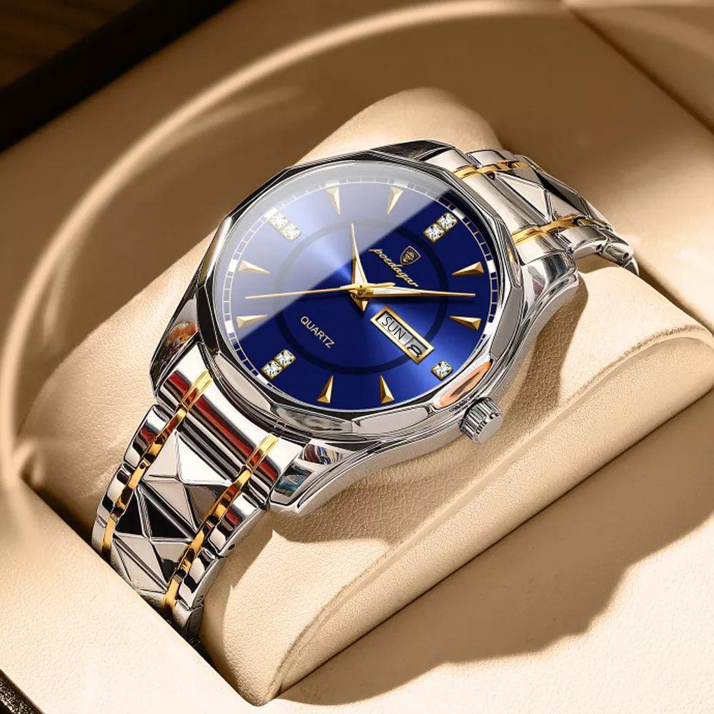 Tavros Royal Silver Stainless Steel Watch